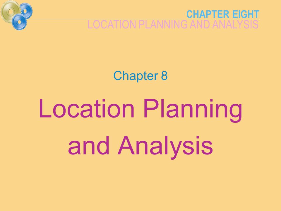 location planning and analysis