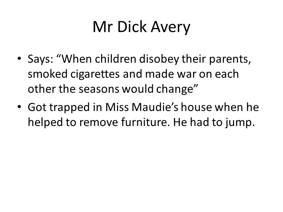 mr avery to kill a mockingbird