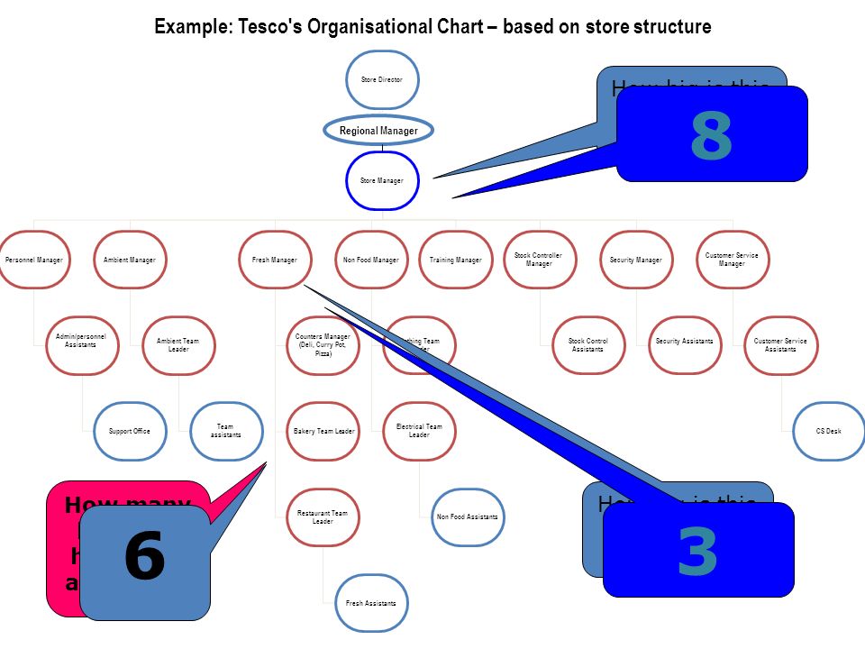 tesco organisational chart