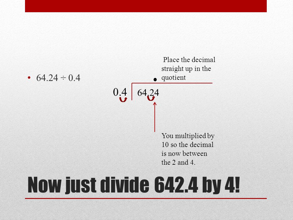 Now just divide by 4.