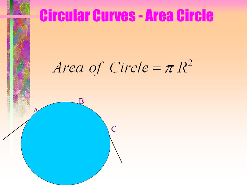 E4004 Surveying Computations A Circular Curves. Circular Curves - Chord ...