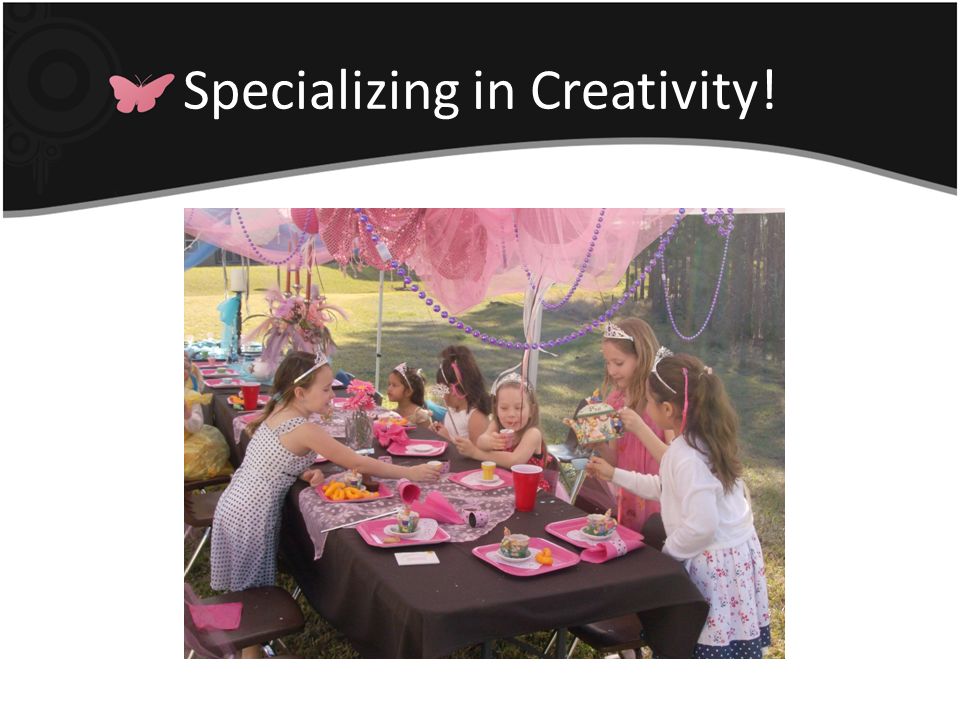 Specializing in Creativity!