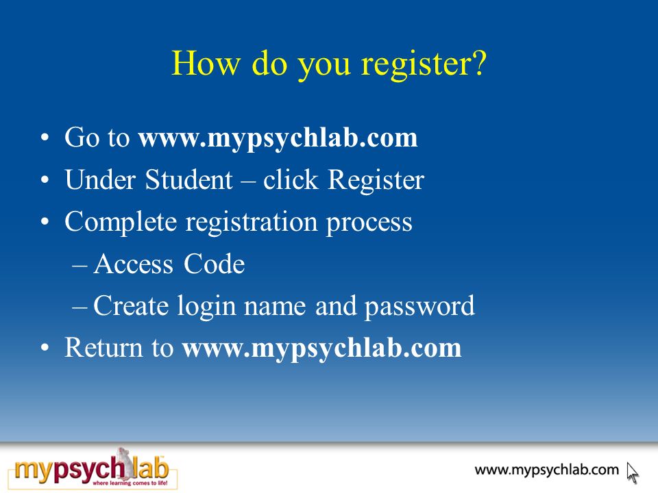 How do you register.
