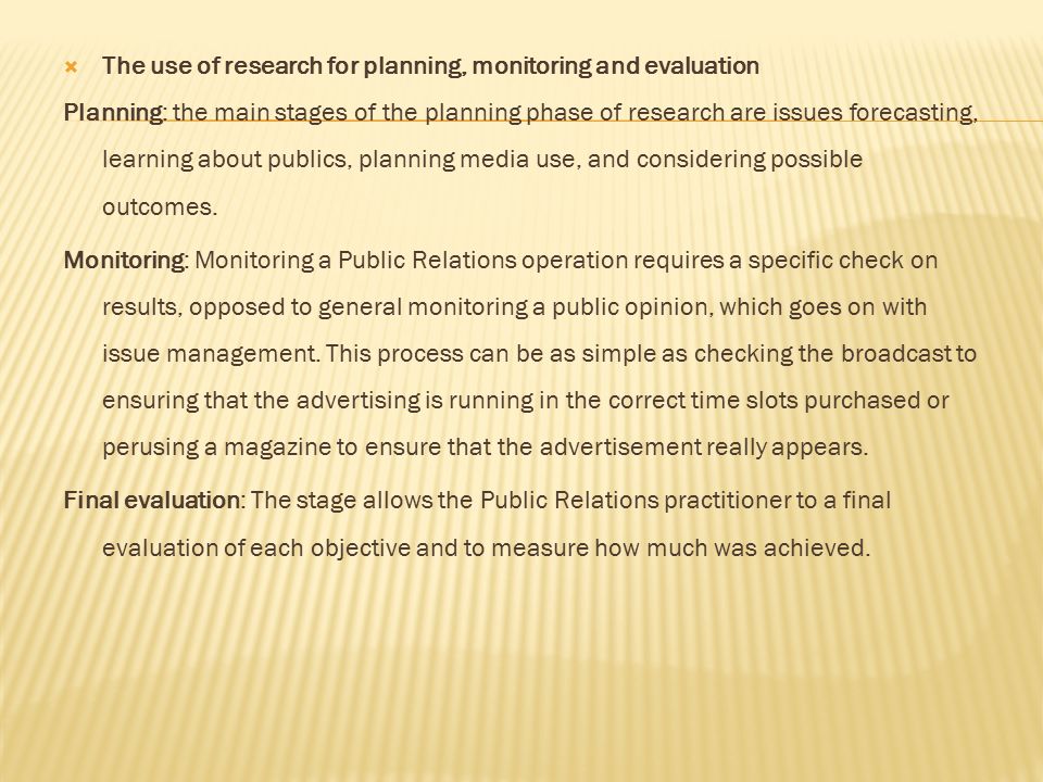 importance of public relations planning