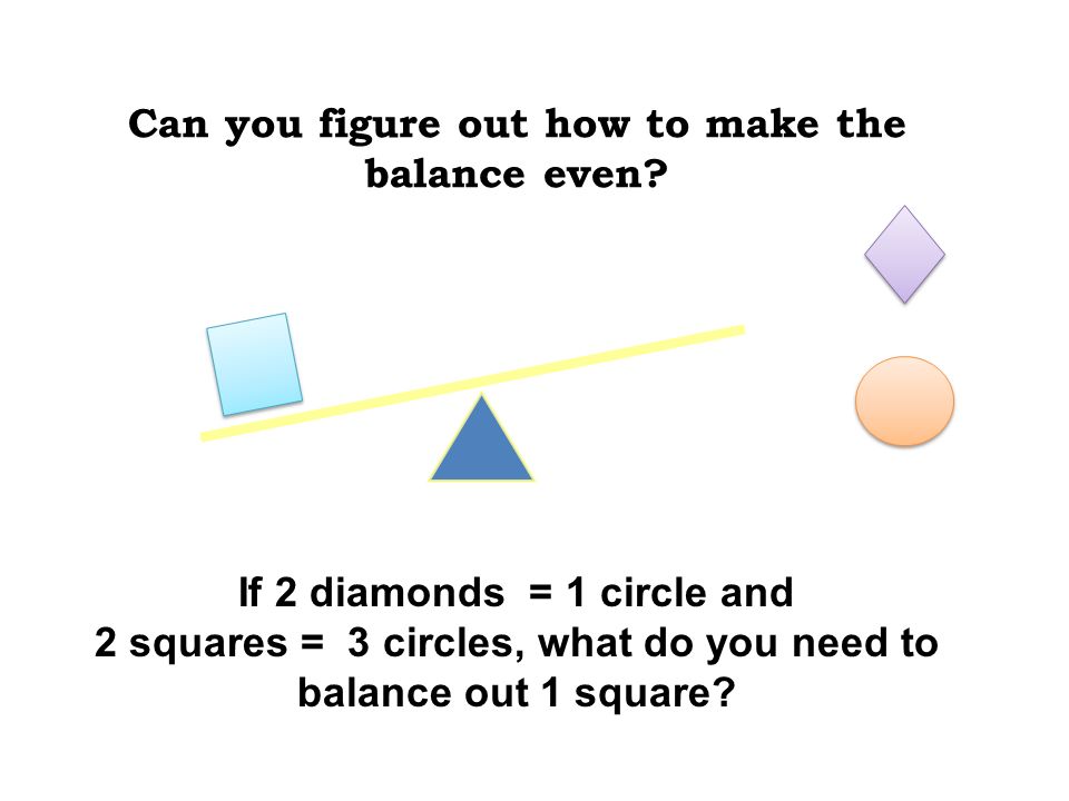 Challenge 1. Can you figure out how to make the balance even? If 2 ...