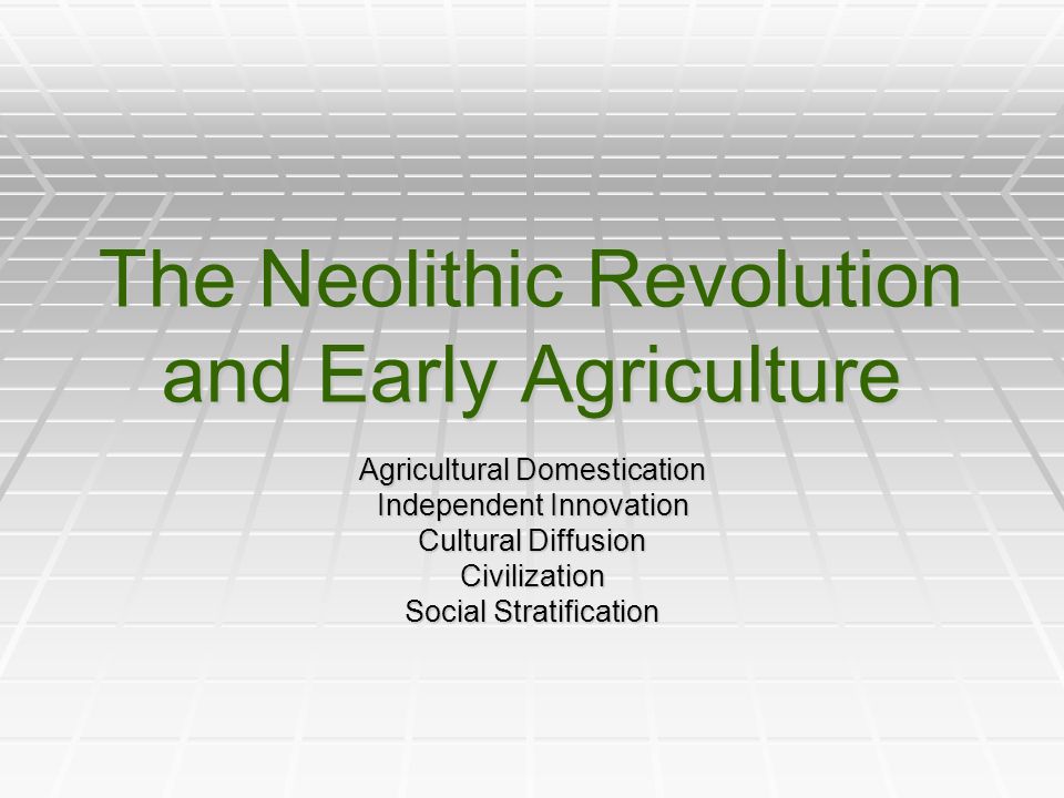 The Neolithic Revolution And Early Agriculture Agricultural The Neolithic Revolution And Early Agriculture Agricultural Domestication Independent Innovation Cultural Diffusion Civilization Social Stratification Essay On High School Dropouts also Science Essays Apa Format College Papers For Sale