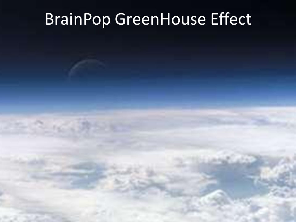BrainPop GreenHouse Effect