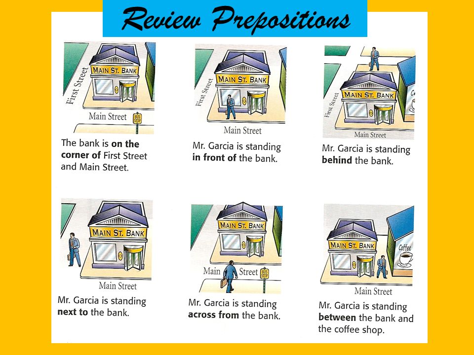 Review Prepositions