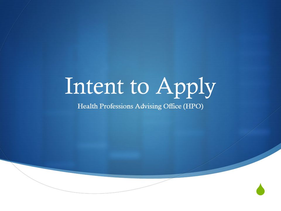 intent to apply health professions advising office hpo hpo letter of recommendation