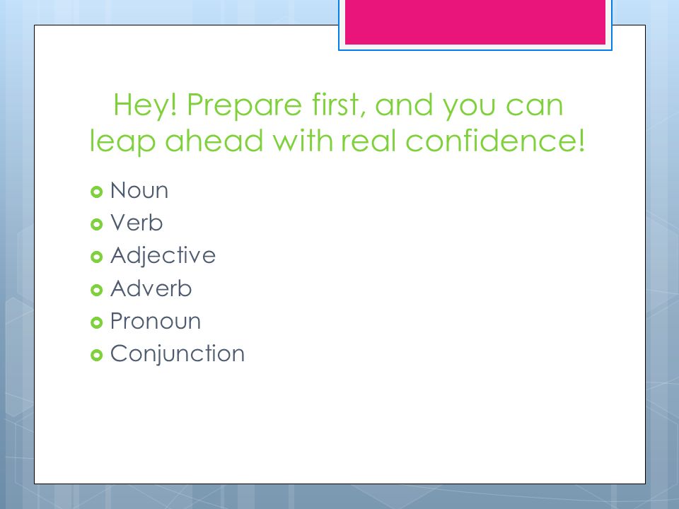 Hey. Prepare first, and you can leap ahead with real confidence.