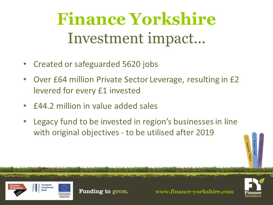 Finance Yorkshire Investment impact...