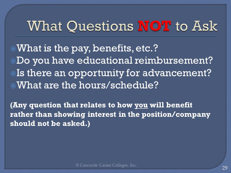 2 Graduate Employment Services C Concorde Career Colleges Inc 3 Prepare For An Interview In Terms Of Travel Documents To Take And Greeting The Interviewer Ppt Download concorde career college calendar 2021