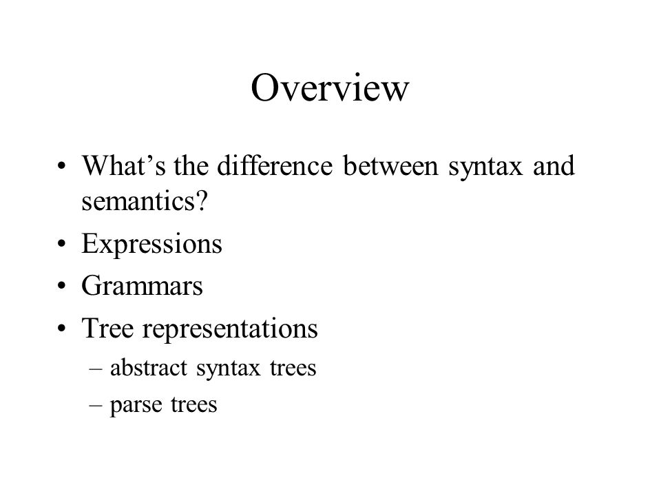 CS 331, Principles of Programming Languages Chapter ppt download