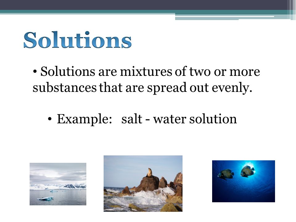 Image result for solution examples science