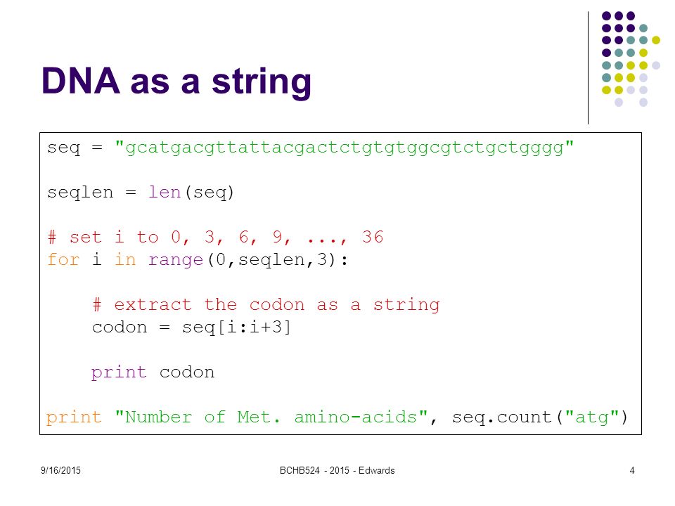 9/16/2015BCHB Edwards Introduction to Python BCHB Lecture ppt download