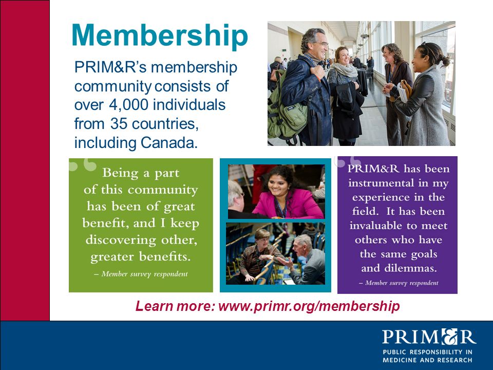 An Update from Public Responsibility in Medicine and Research (PRIM&R