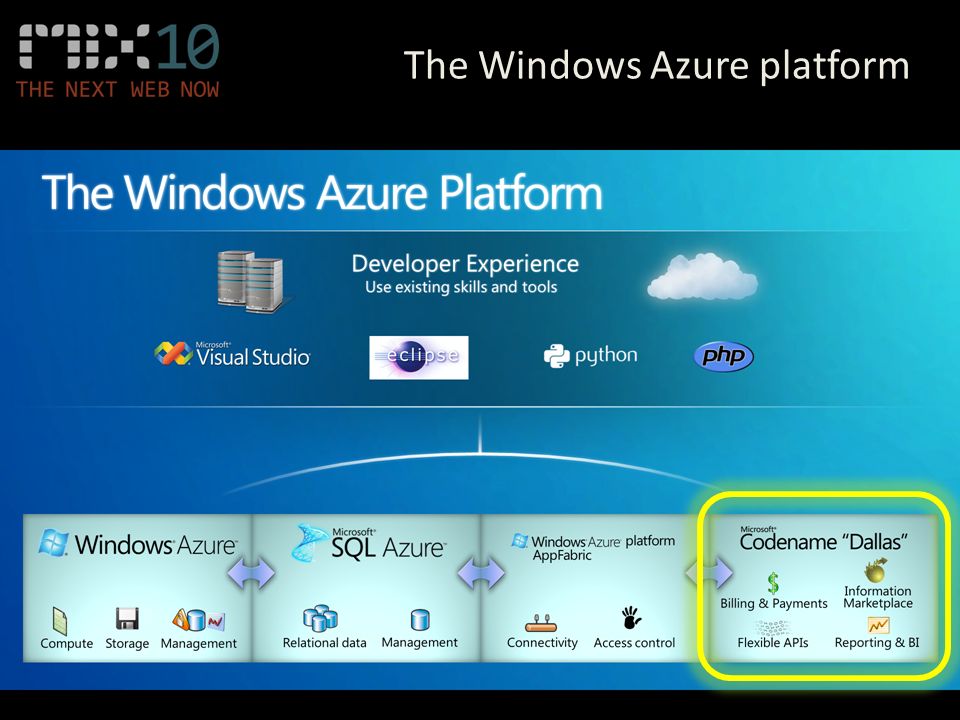 The Windows Azure platform