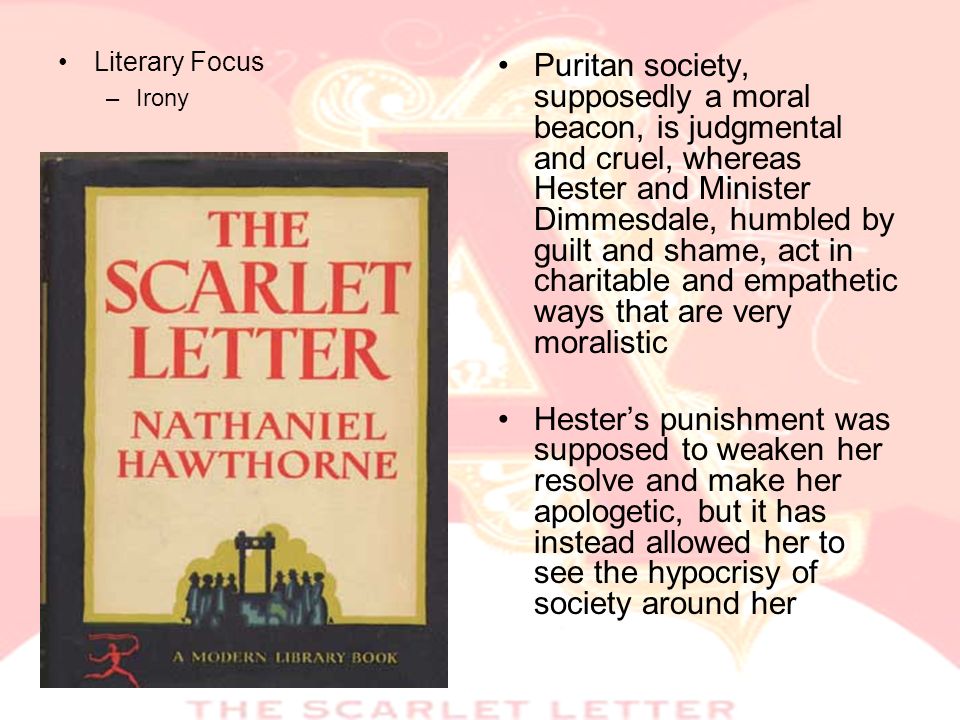 Реферат: The Scarlet Letter Governor Bellingham And Hypocrisy