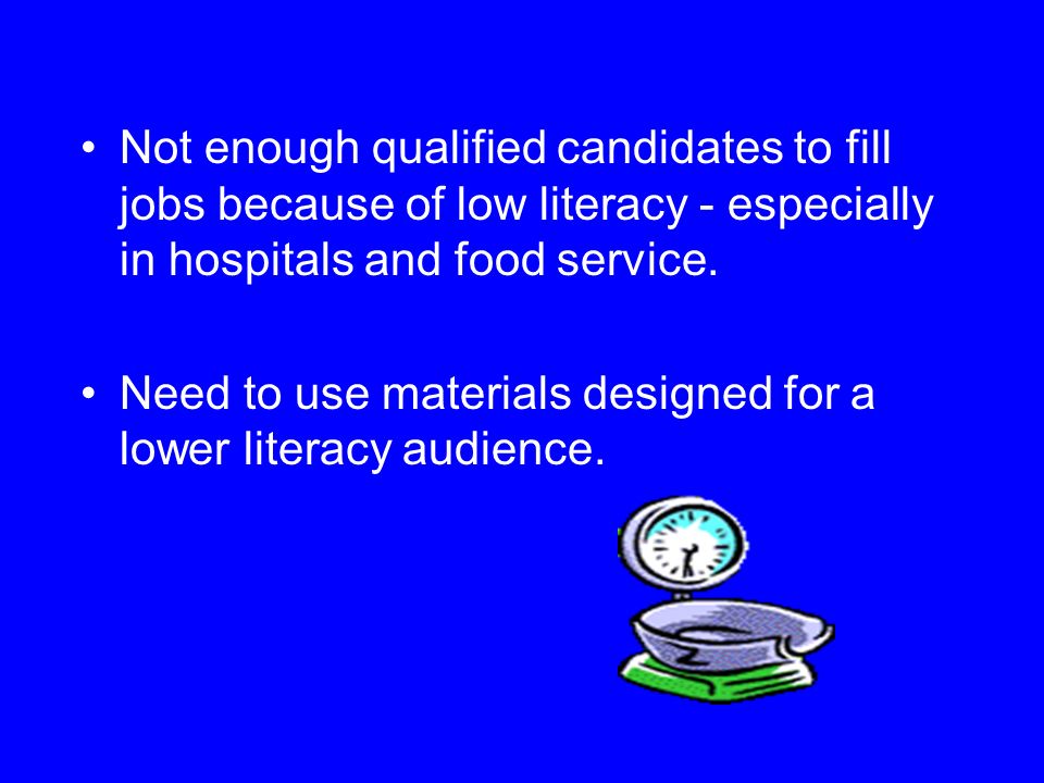 Developing Health Education Materials for LowLiterate Adults. ppt