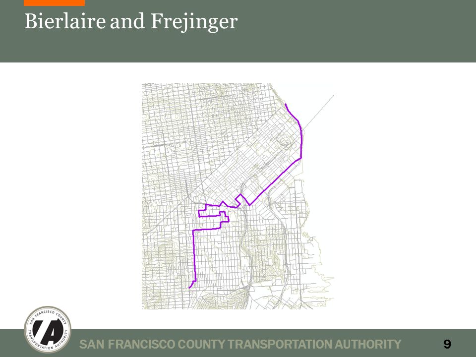 Bierlaire and Frejinger SAN FRANCISCO COUNTY TRANSPORTATION AUTHORITY9