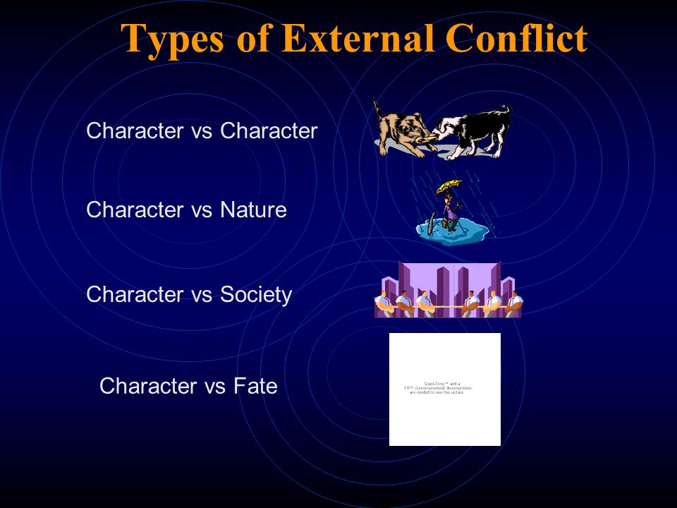 Conflict Conflict  Conflict is a problem that must be solved; an issue between the protagonist and antagonist forces.