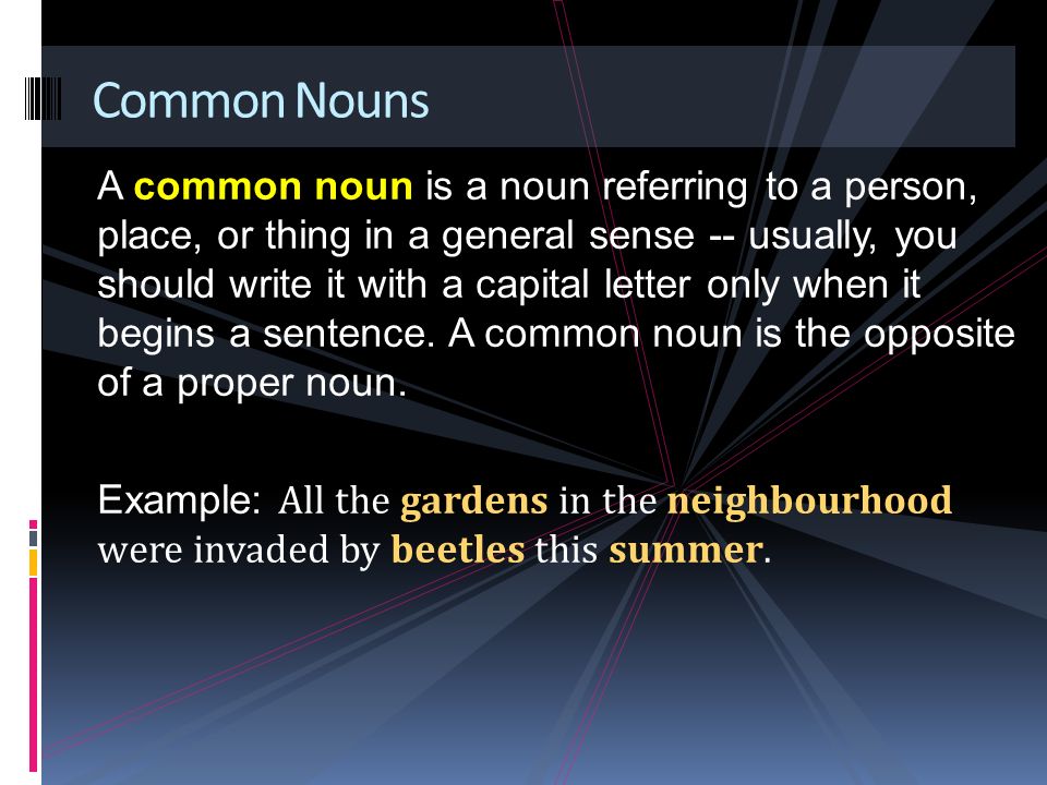 A noun is a word used to name a person, animal, place, thing, and abstract  idea. Nouns are usually the first words which small children learn. What  is. - ppt download
