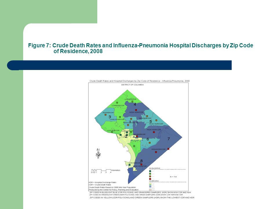 Spatial Distribution Patterns of Healthcare Coverage, InfluenzaPneumonia Vaccinations and