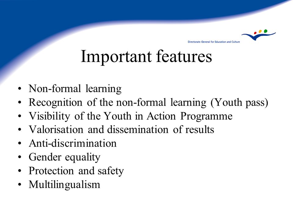 roles of non formal education