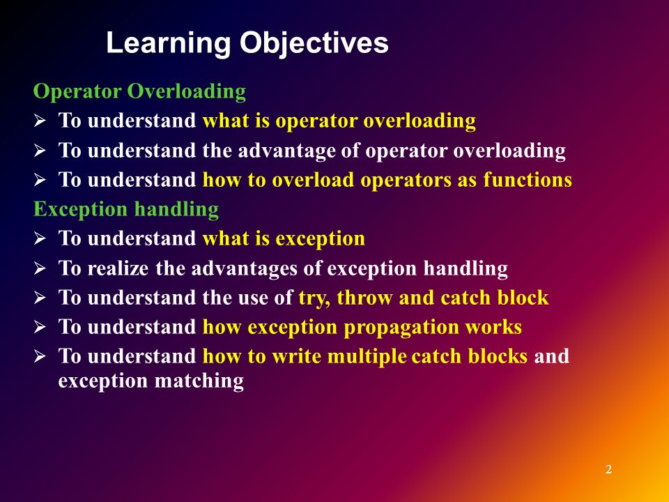 SOLUTION: Operator overloading in detail - Studypool