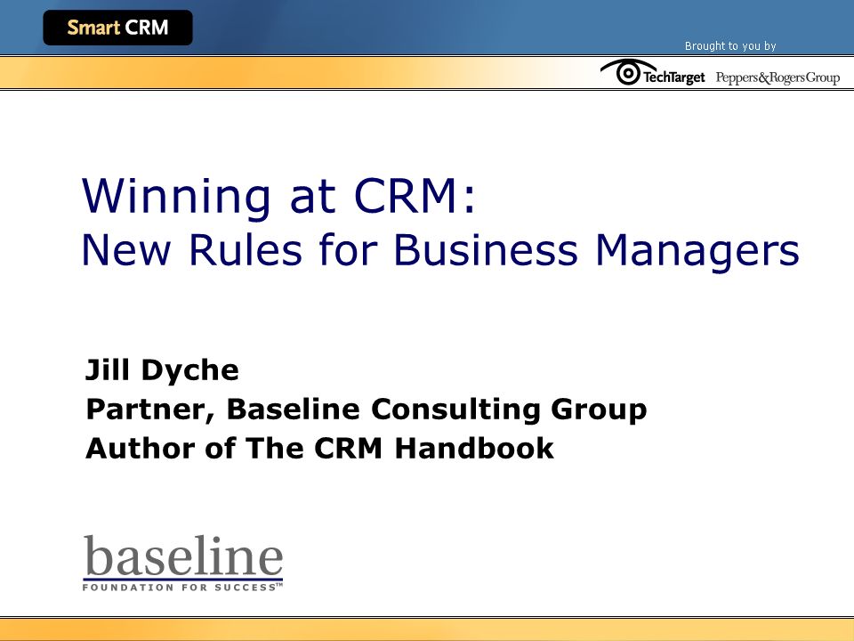 jill dyche crm handbook