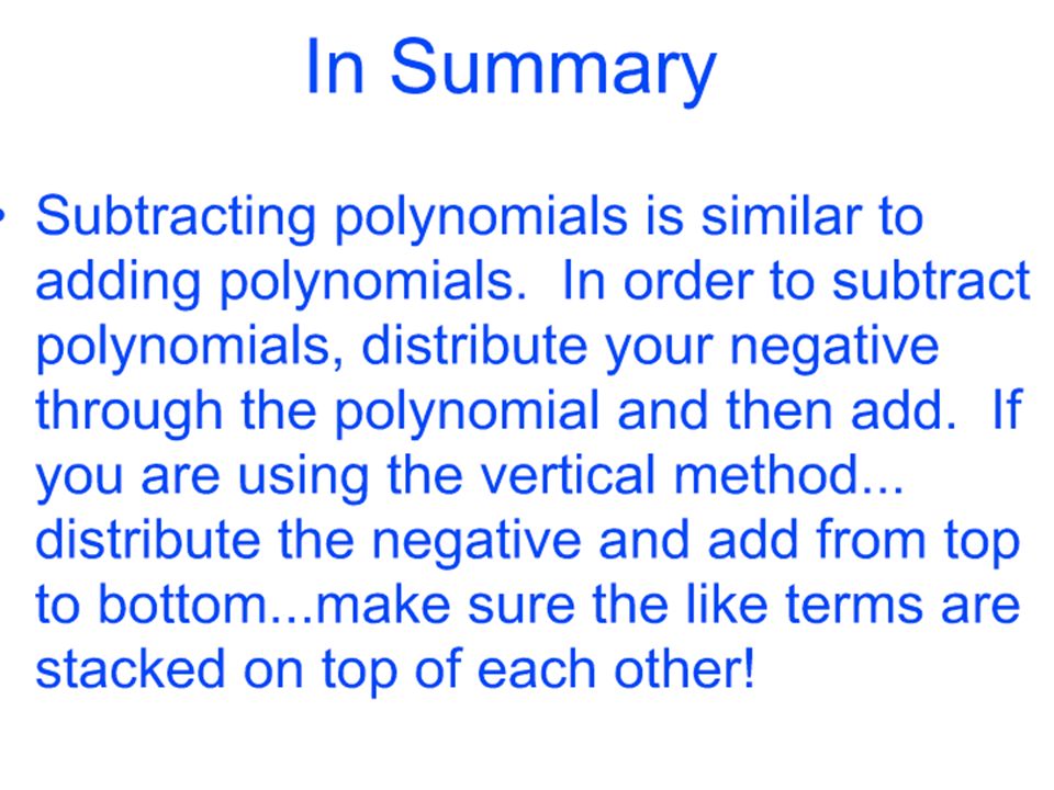45 complete adding and subtracting polynomials worksheet do your best on this worksheet and bring them back tomorrow - Adding And Subtracting Polynomials Worksheet 45 complete adding and subtracting polynomials worksheet do your best on this worksheet and bring them back tomorrow - Adding And Subtracting Polynomials Worksheet