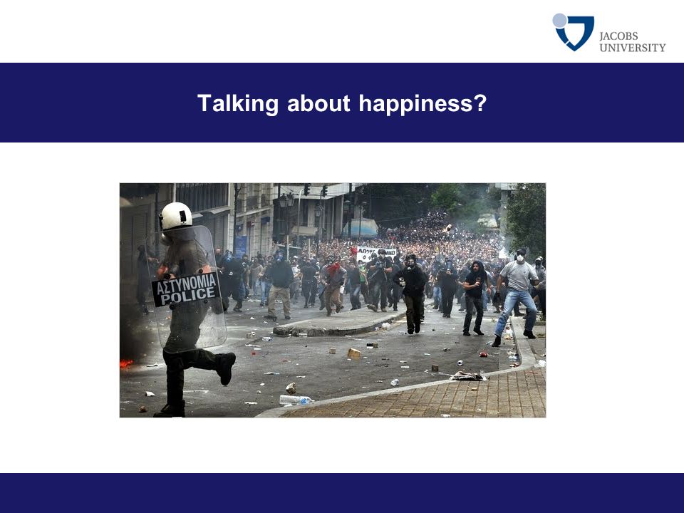 Talking about happiness
