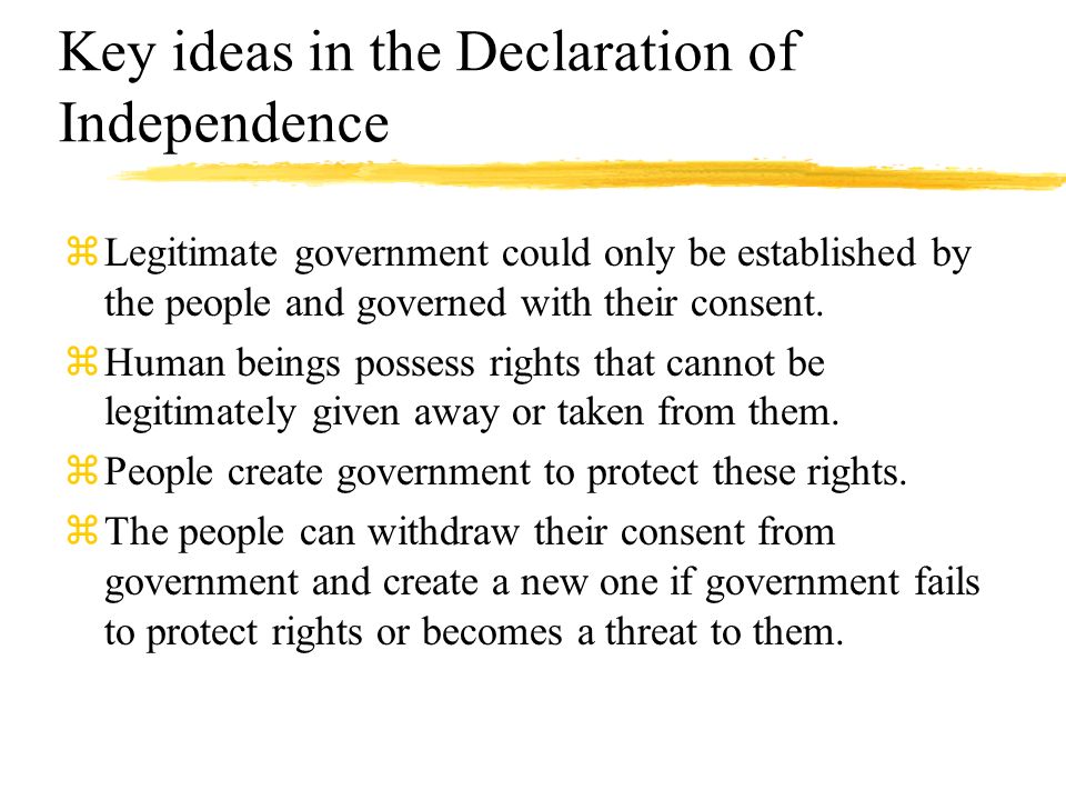 declaration of independence rights that cannot be taken away