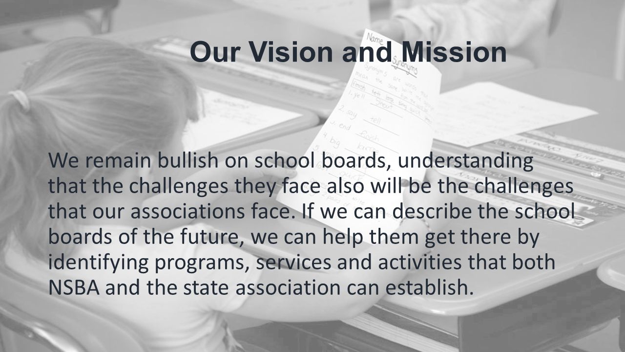 The School Board of The Future Boards of Education in 2025 NSBA