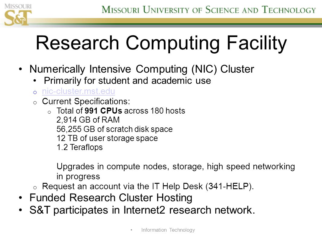 Information Technology Practical Information For New Faculty About