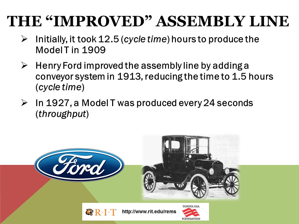 ASSEMBLY LINE INTRODUCTION - ppt download