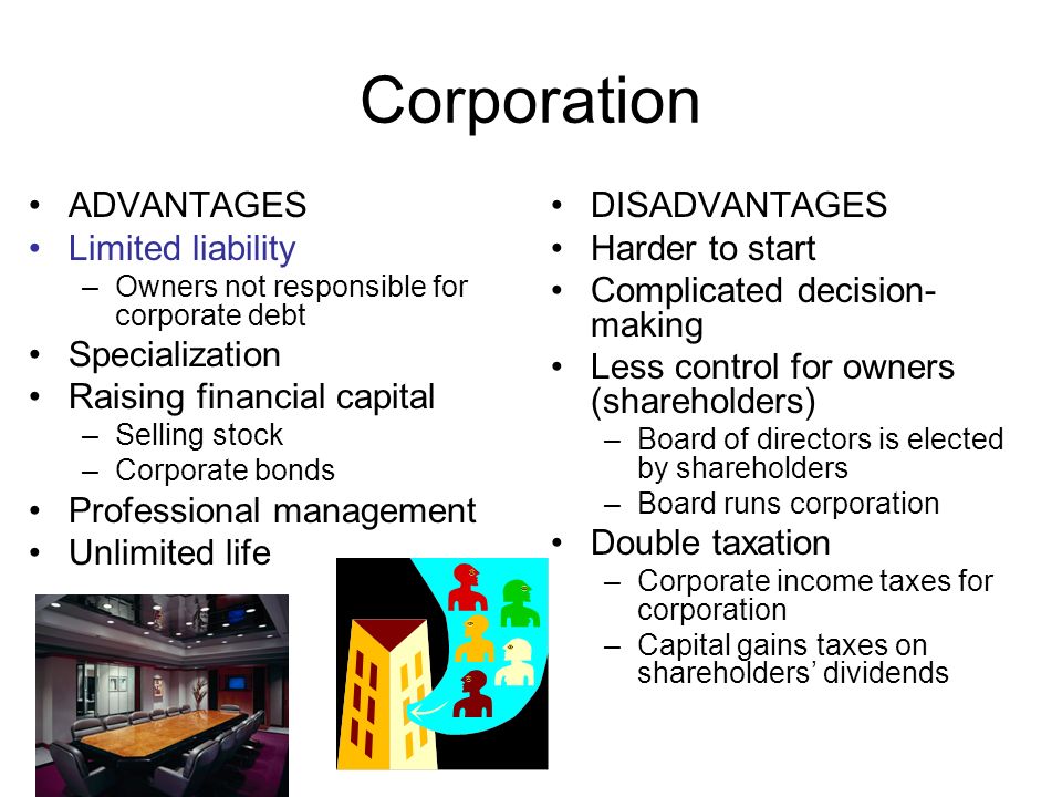 advantages and disadvantages of shareholders