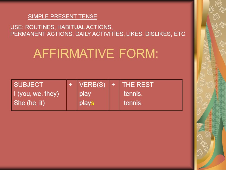 Routines Likes And Dislikes Remembering Simple Present Tenses Ppt Download Routines Likes And Dislikes Remembering Simple Present Tenses Ppt Download