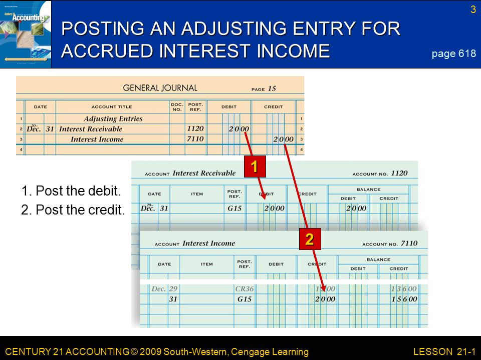 CENTURY 21 ACCOUNTING © 2009 South-Western, Cengage Learning 3 LESSON