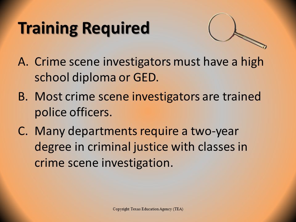 what do i need to become a crime scene investigator