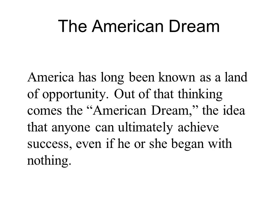 the crucible and the american dream