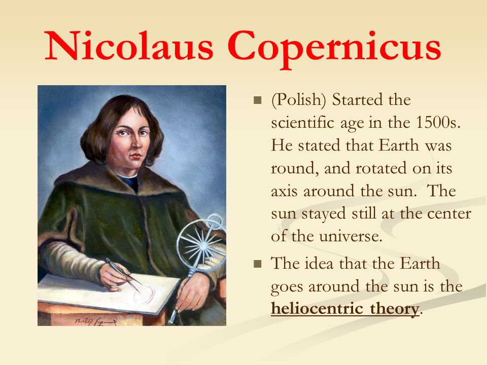 nicolaus copernicus scientific revolution