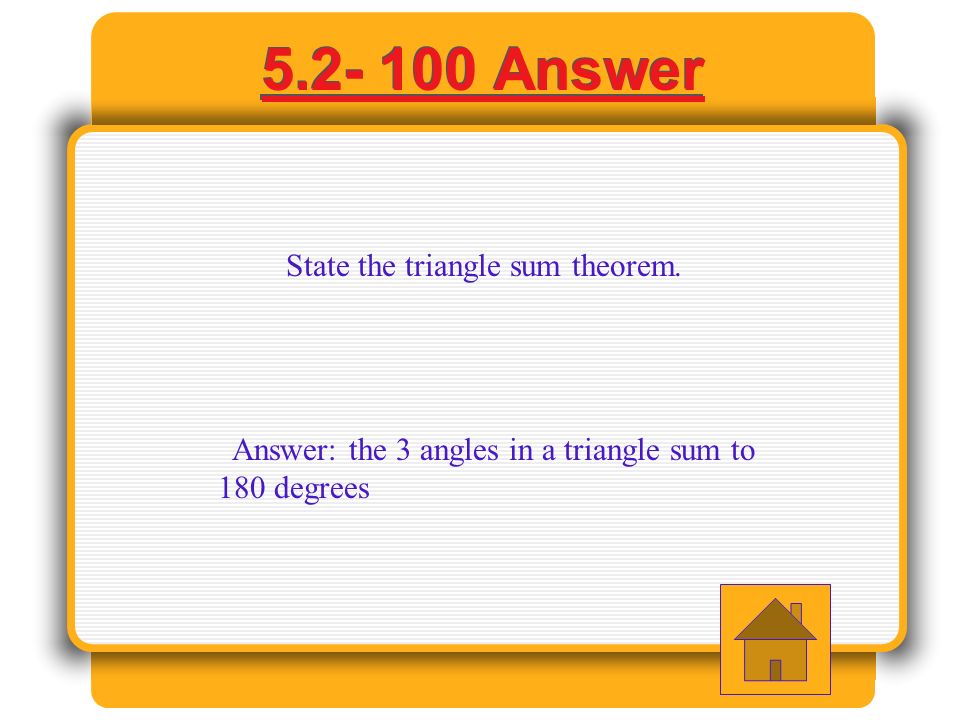 Answer The three angles of a triangle are x+5, 3x + 14, and x + 11.