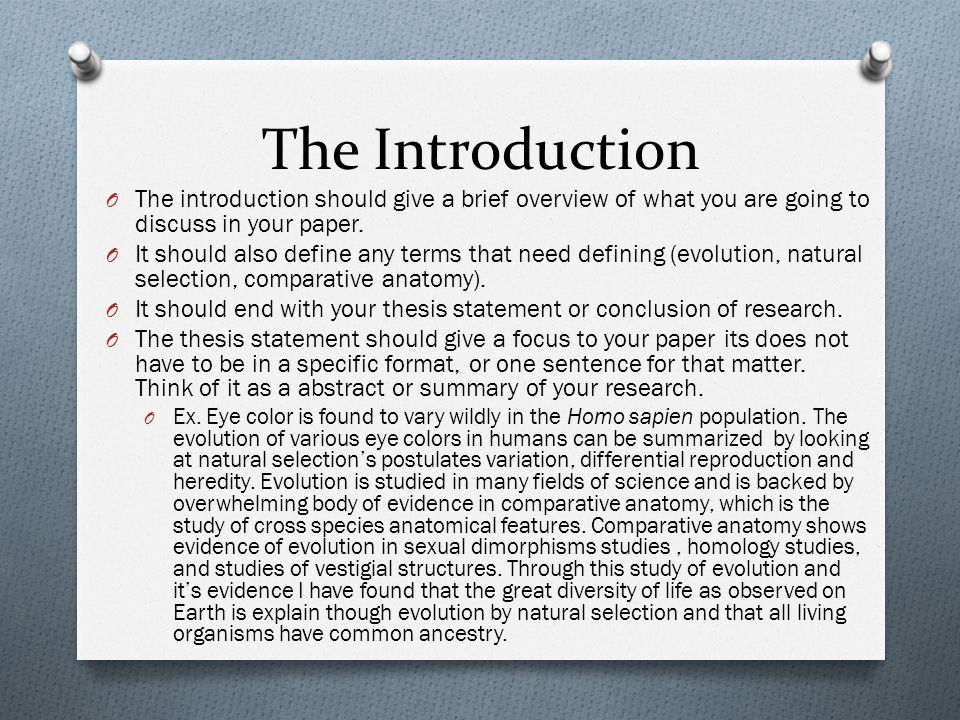 Реферат: Introduction To Evolution Essay Research Paper Introduction