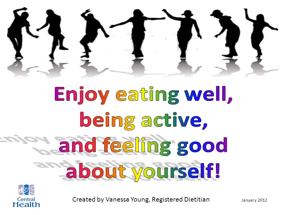 Created by Vanessa Young, Registered Dietitian January 2012
