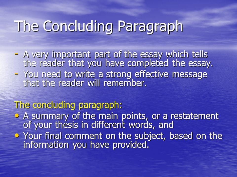 Population Essay In English The Concluding Paragraph A Very Important Part Of The Essay Which Tells The Reader That Examples Of English Essays also Examples Of Thesis Statements For Narrative Essays The Concluding Paragraph A Very Important Part Of The Essay Which Persuasive Essay Examples For High School