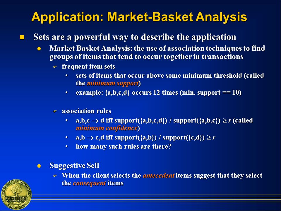 Connecting Discrete Structures To The Real World Using Market Basket Analysis And Gray Codes To Integrate And Motivate Topics In Discrete Structures Ppt Download