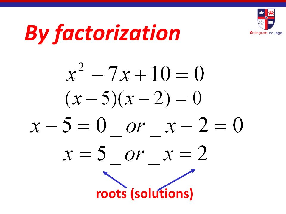 Solving a Quadratic Equation by factorization by graphical method by quadratic equation formula by using completing square