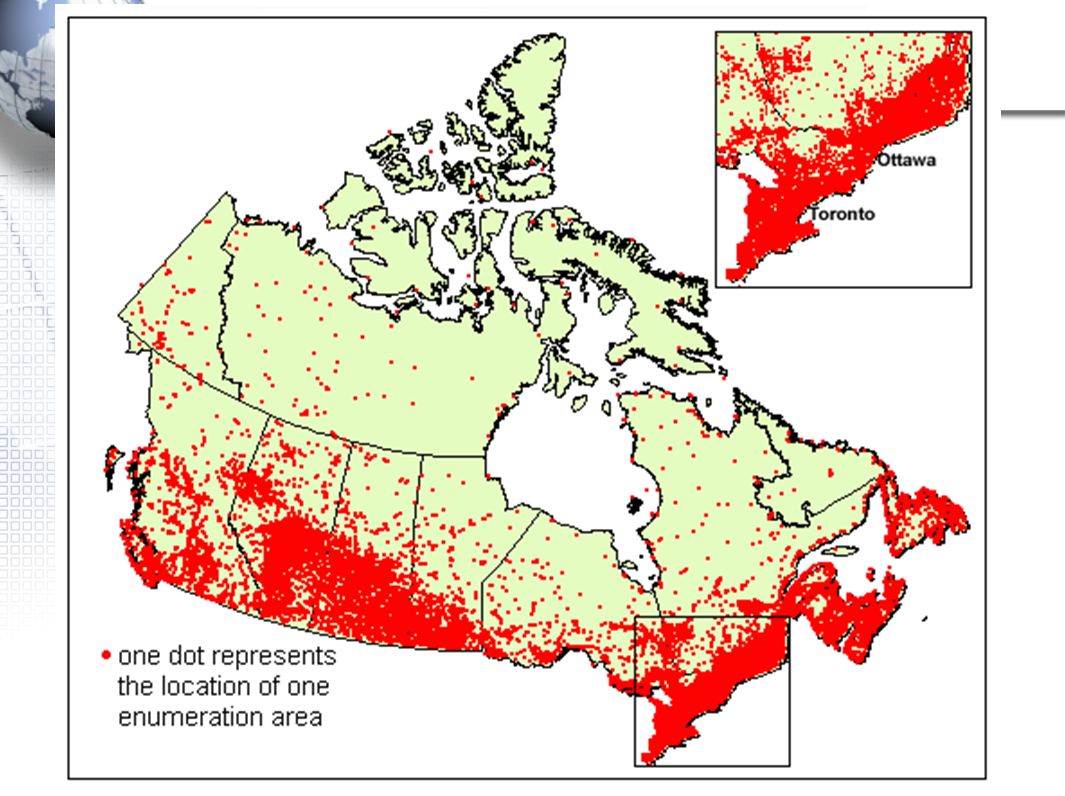 Расселение сша. Карта плотности населения Канады. Плотность населения Канады 2021. Карта Канады по плотности населения. Распределение населения Канады на карте.