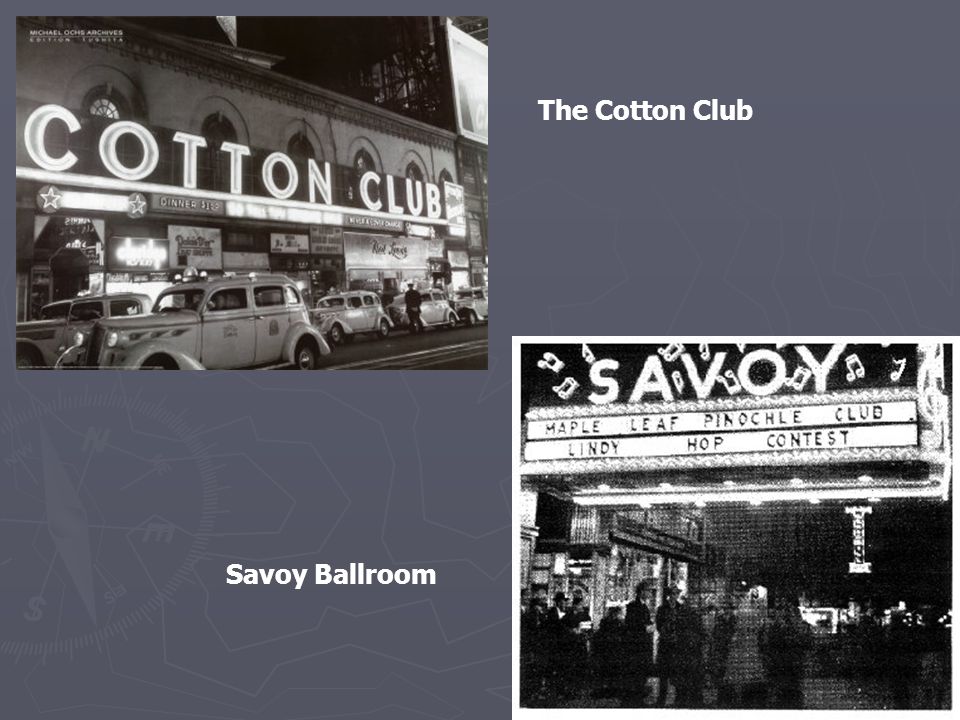 The Cotton Club Savoy Ballroom